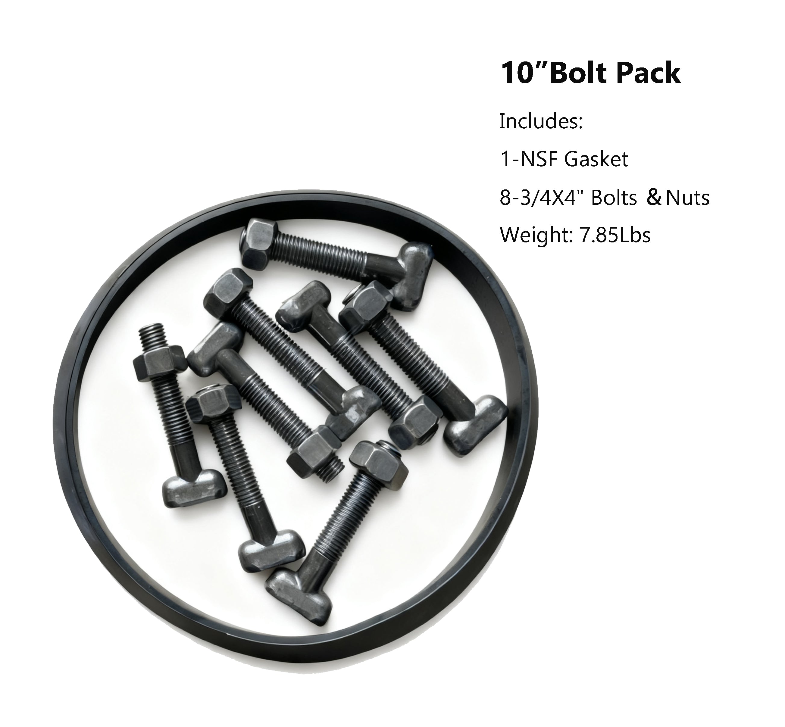 Bolt Pack (Series B Includes NSF Gasket, Bolts ＆ Nuts without Gland)