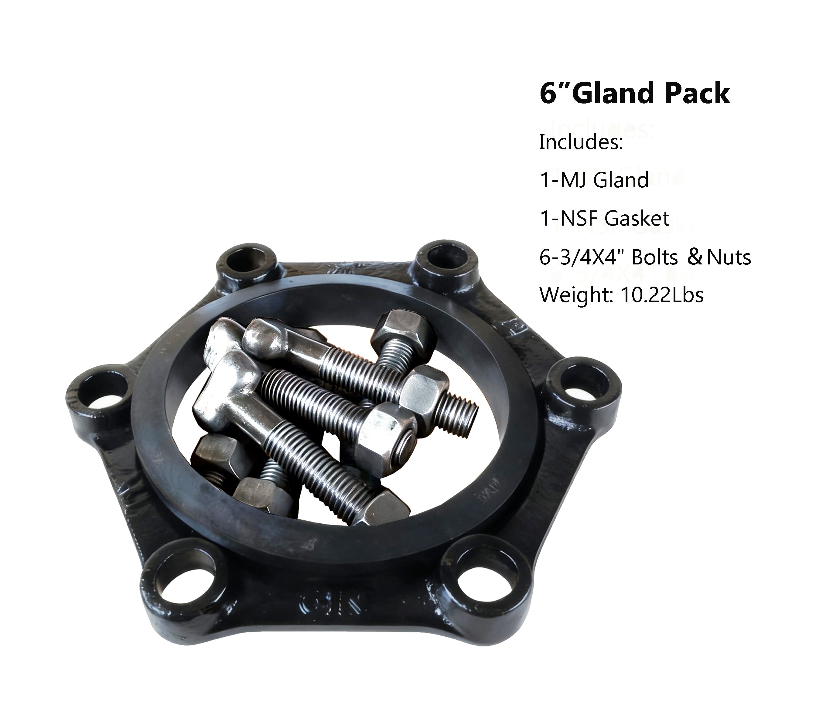 Gland Pack (Series A Includes Gland, Gasket, T-Head Bolts ＆Nuts)