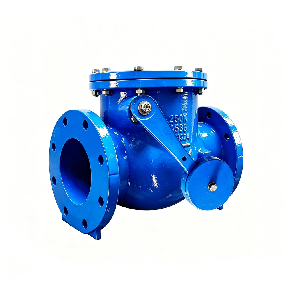 AWWA C508 Flanged Metal Seal Swing Check Valve with Weight & Lever (JHH44XW-LW)