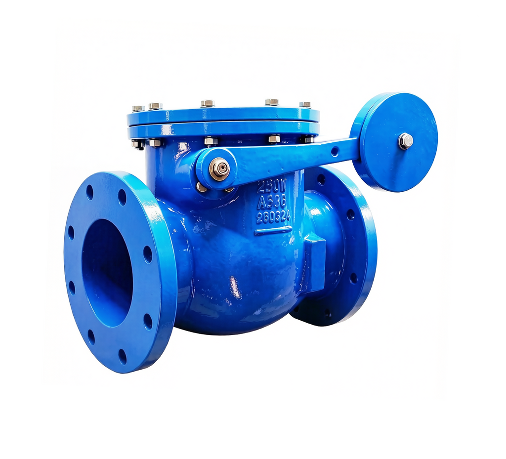 AWWA C508 Flanged Metal Seal Swing Check Valve with Weight & Lever (JHH44XW)
