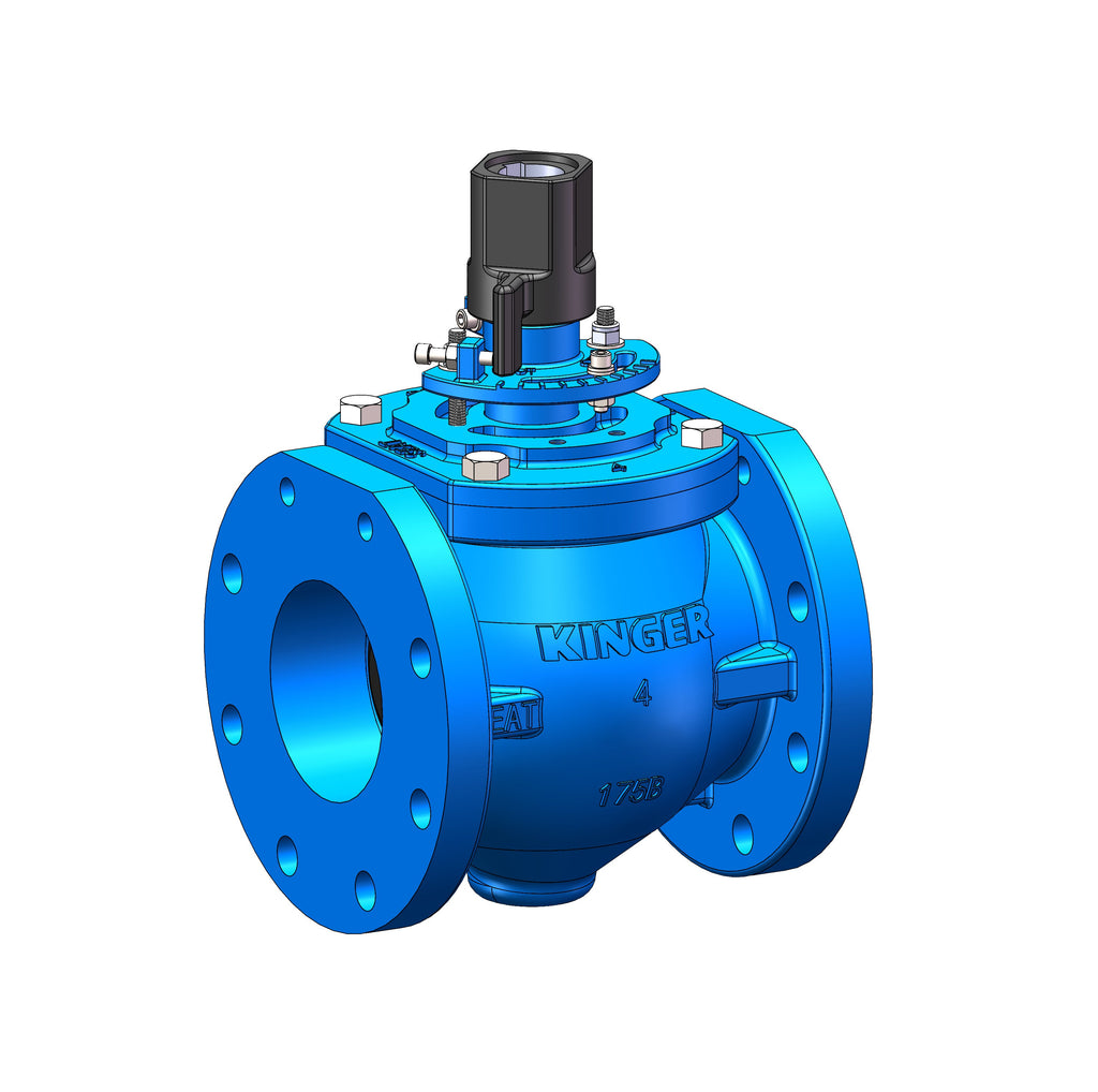 AWWA C517 Eccentric Plug Valve FLG x FLG Ends With Direct Nuts (KPL175-CNT)